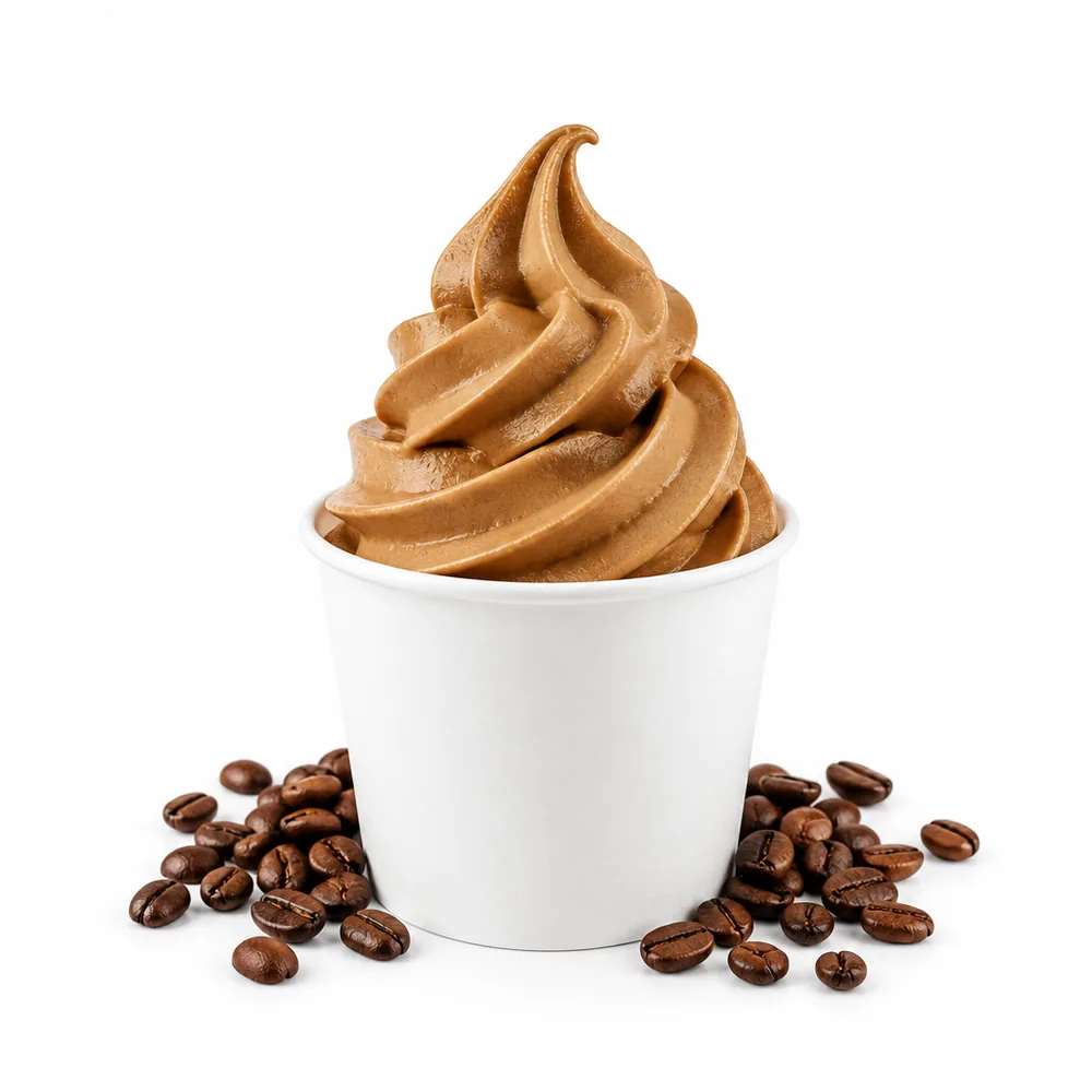 Soft serve powder: Iced coffee & tonka 2 kg