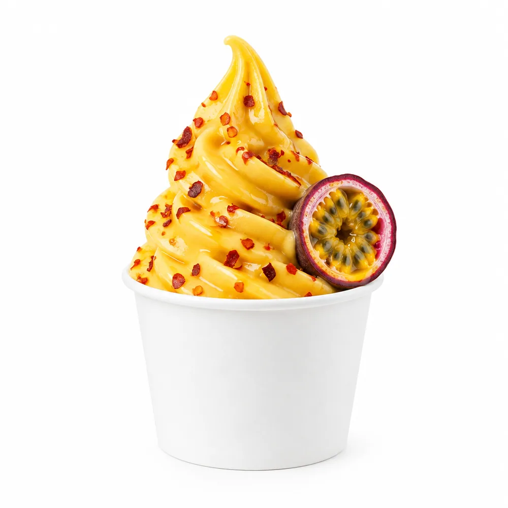 Soft serve powder: Passionfruit & chilli 2 kg