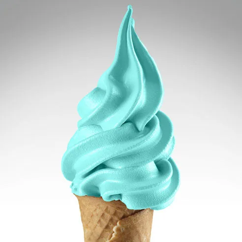 Soft serve powder: blue sky base, 2Kg
